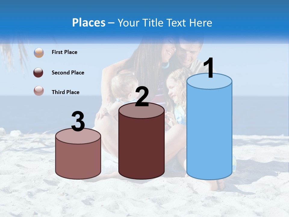 Family By The Sea PowerPoint Template