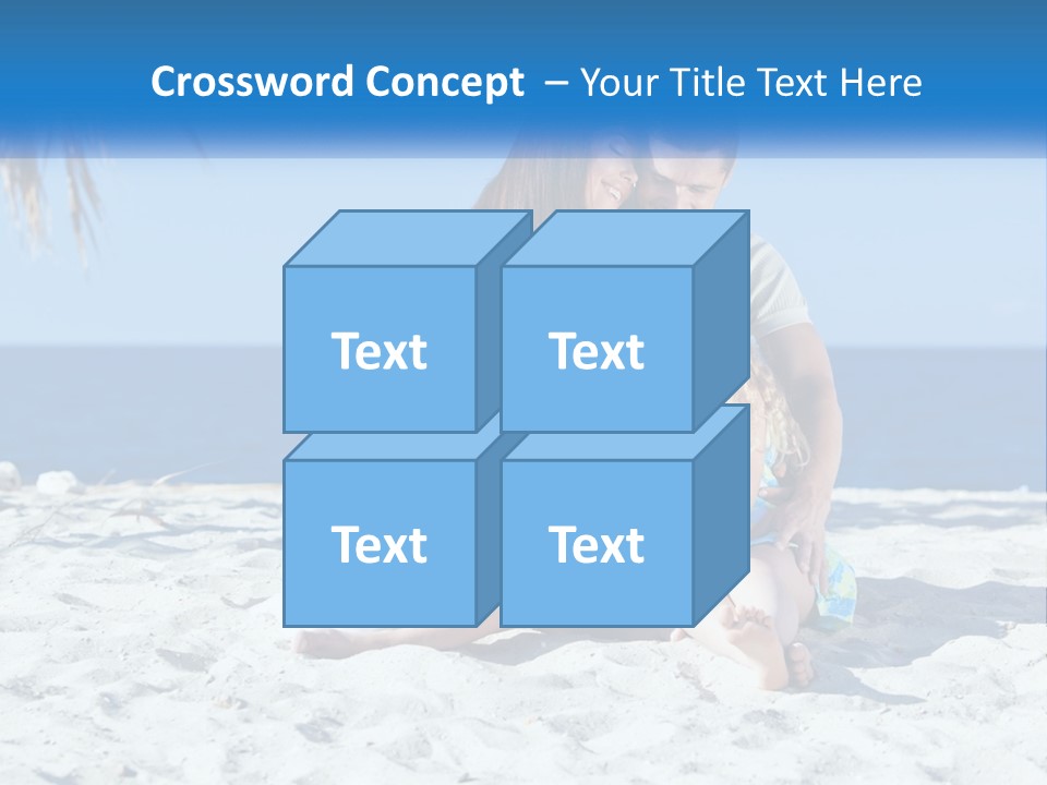 Family By The Sea PowerPoint Template