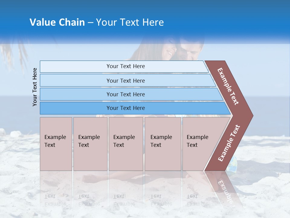 Family By The Sea PowerPoint Template