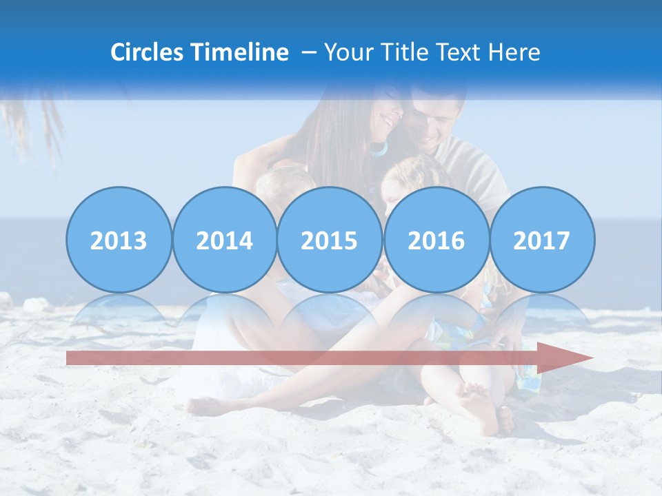 Family By The Sea PowerPoint Template