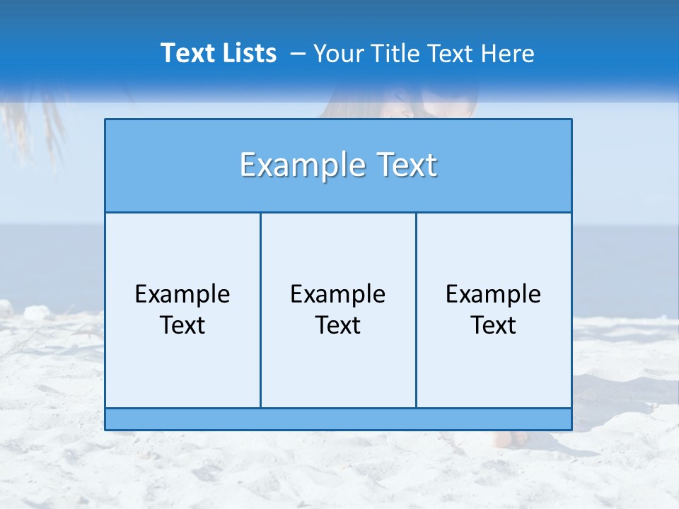 Family By The Sea PowerPoint Template