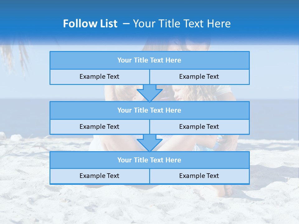 Family By The Sea PowerPoint Template