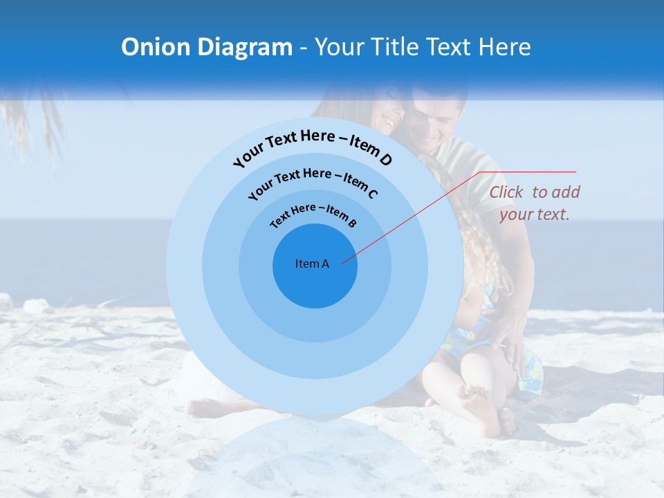 Family By The Sea PowerPoint Template