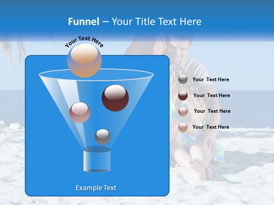 Family By The Sea PowerPoint Template