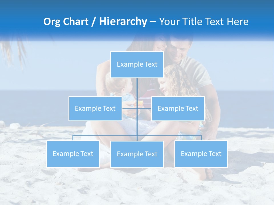 Family By The Sea PowerPoint Template