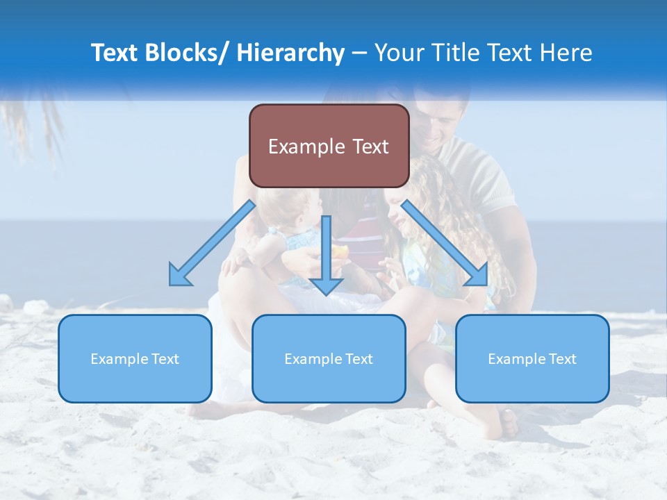 Family By The Sea PowerPoint Template