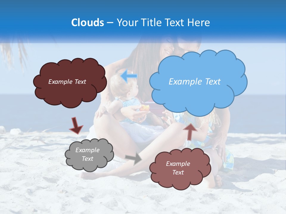 Family By The Sea PowerPoint Template