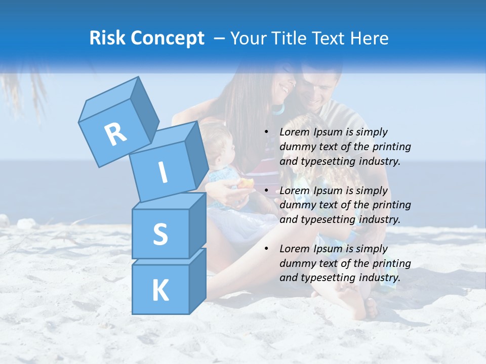 Family By The Sea PowerPoint Template