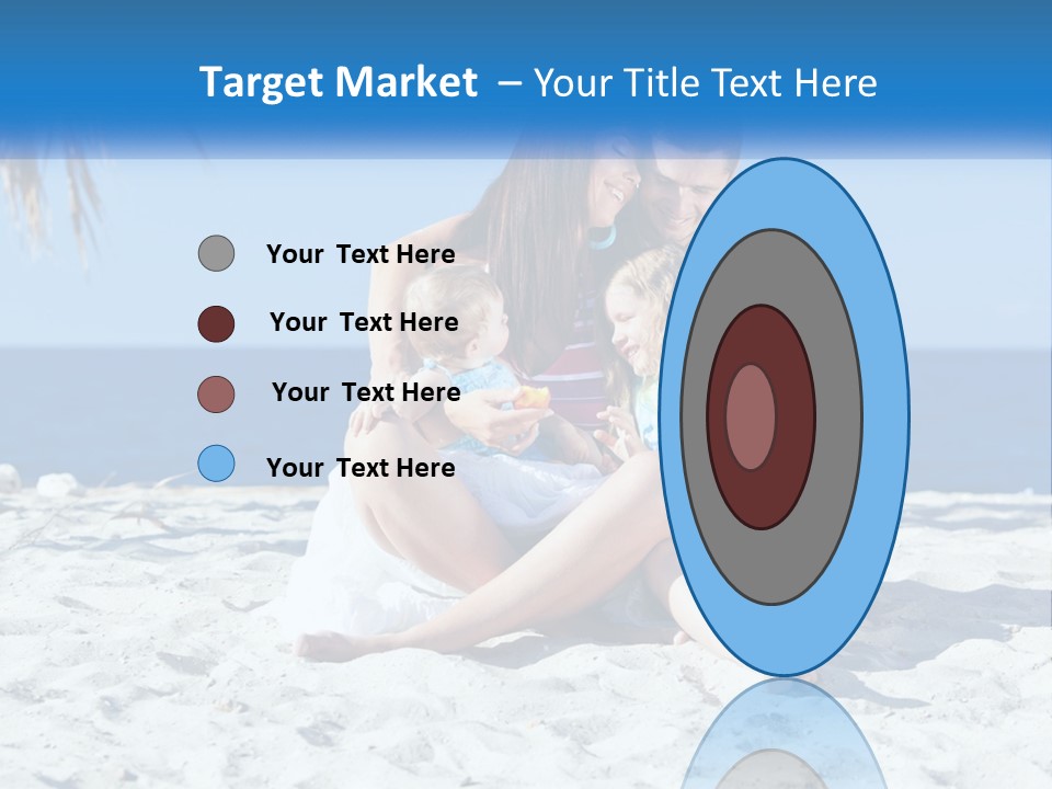 Family By The Sea PowerPoint Template