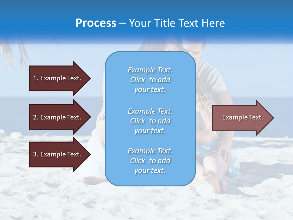 Family By The Sea PowerPoint Template