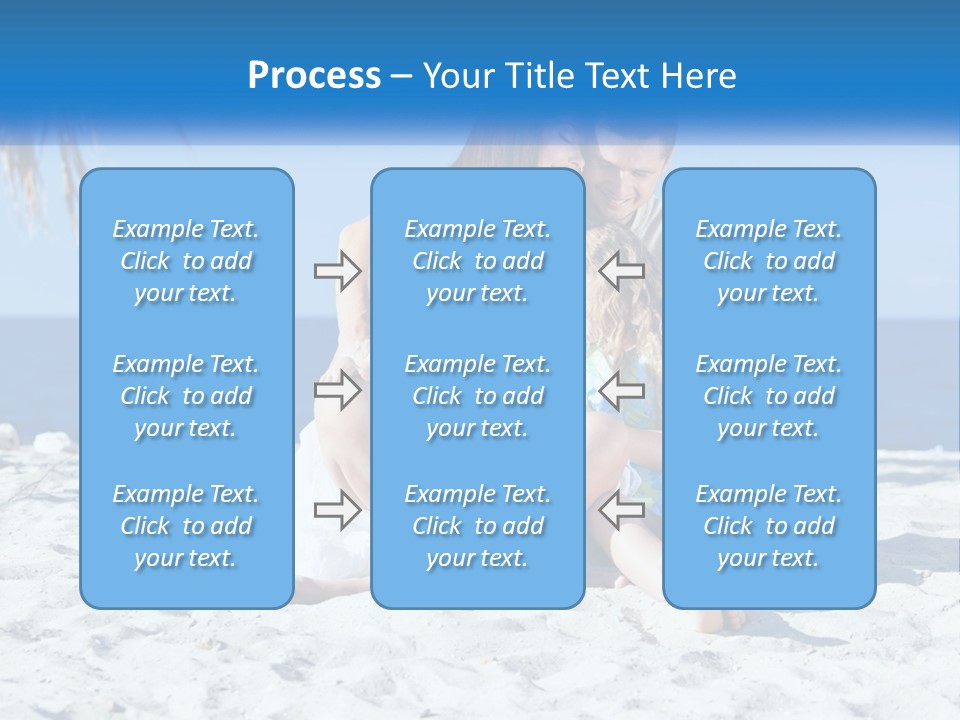 Family By The Sea PowerPoint Template