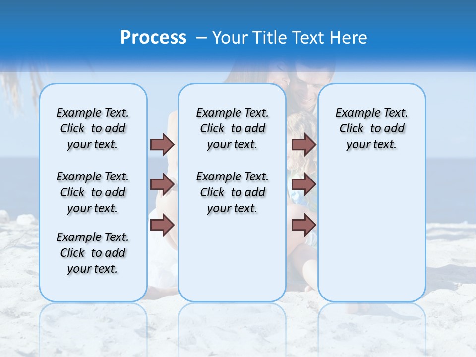 Family By The Sea PowerPoint Template