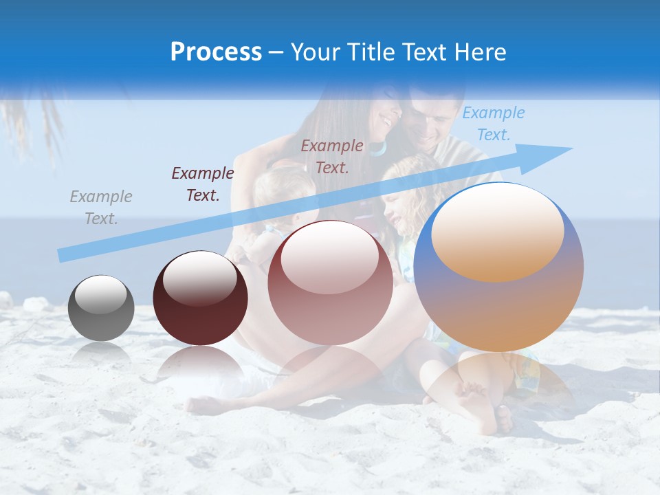 Family By The Sea PowerPoint Template