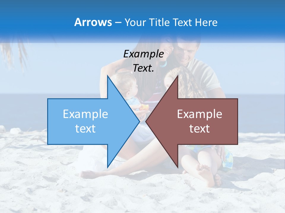 Family By The Sea PowerPoint Template