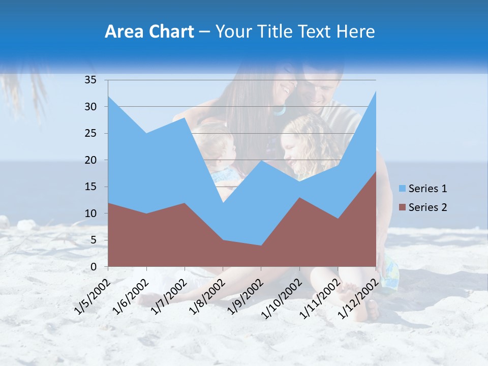 Family By The Sea PowerPoint Template
