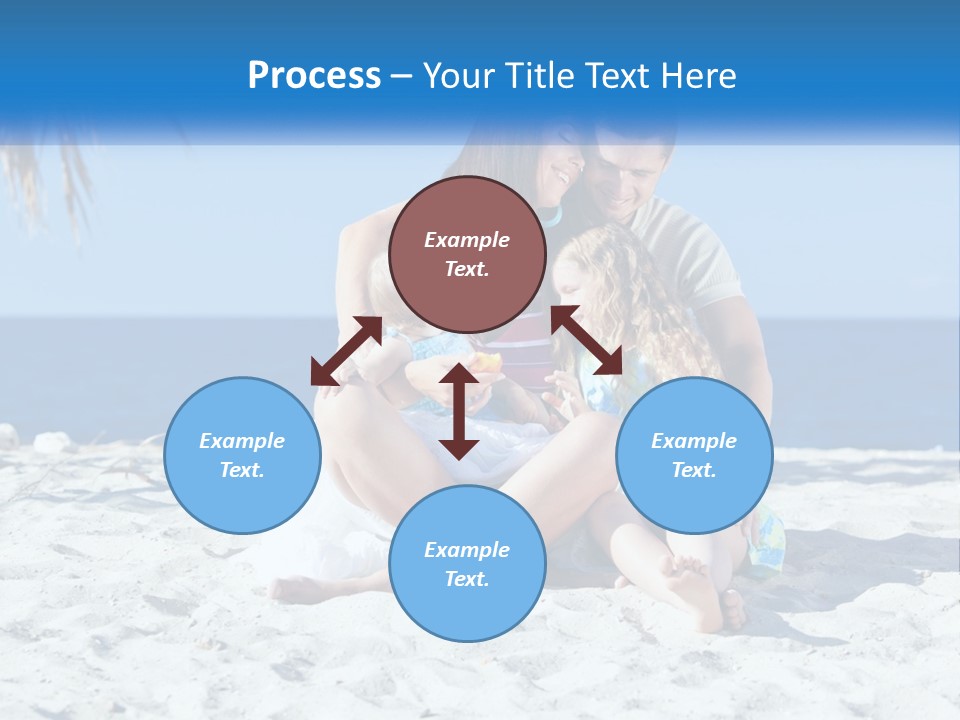Family By The Sea PowerPoint Template