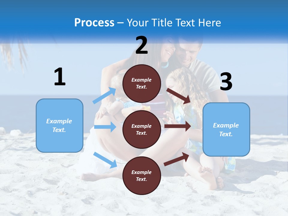 Family By The Sea PowerPoint Template