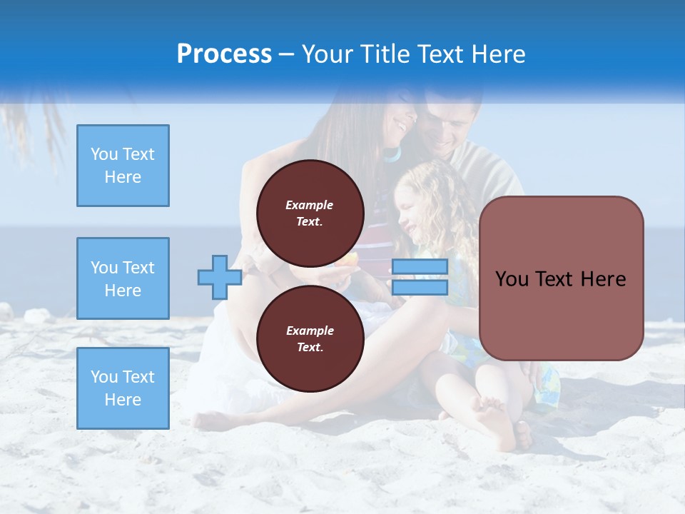 Family By The Sea PowerPoint Template