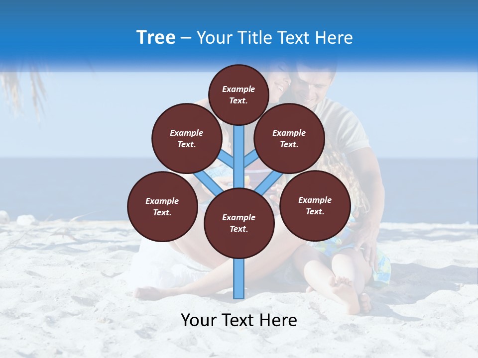 Family By The Sea PowerPoint Template