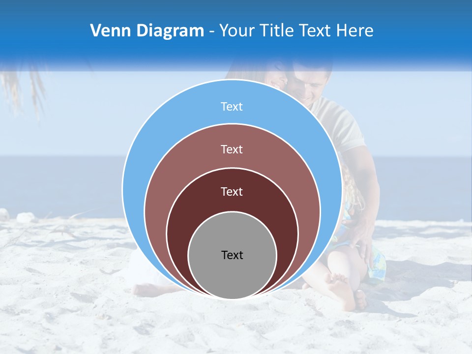 Family By The Sea PowerPoint Template