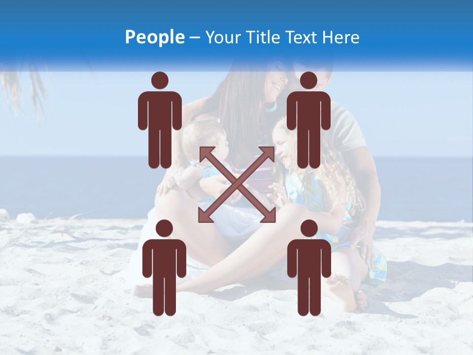 Family By The Sea PowerPoint Template