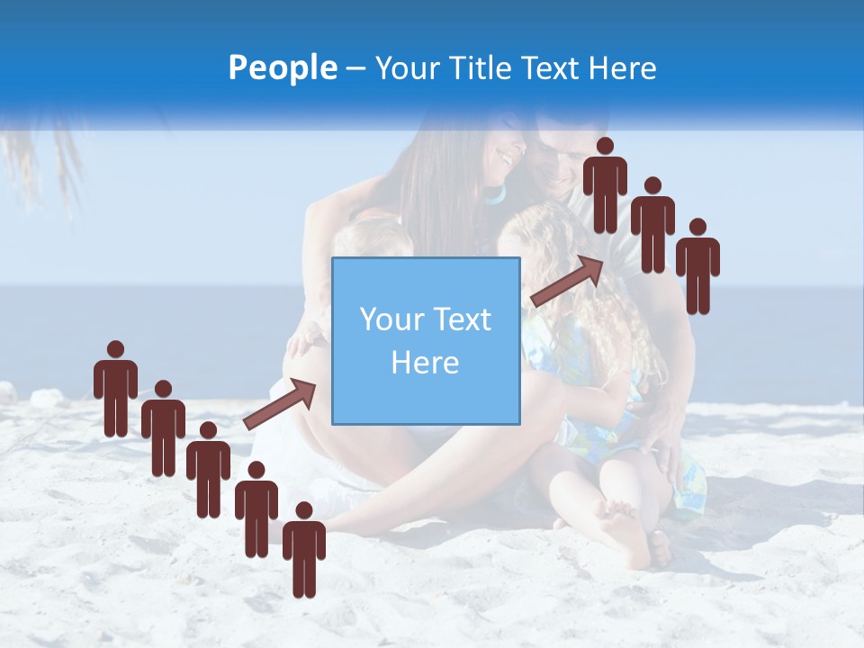 Family By The Sea PowerPoint Template