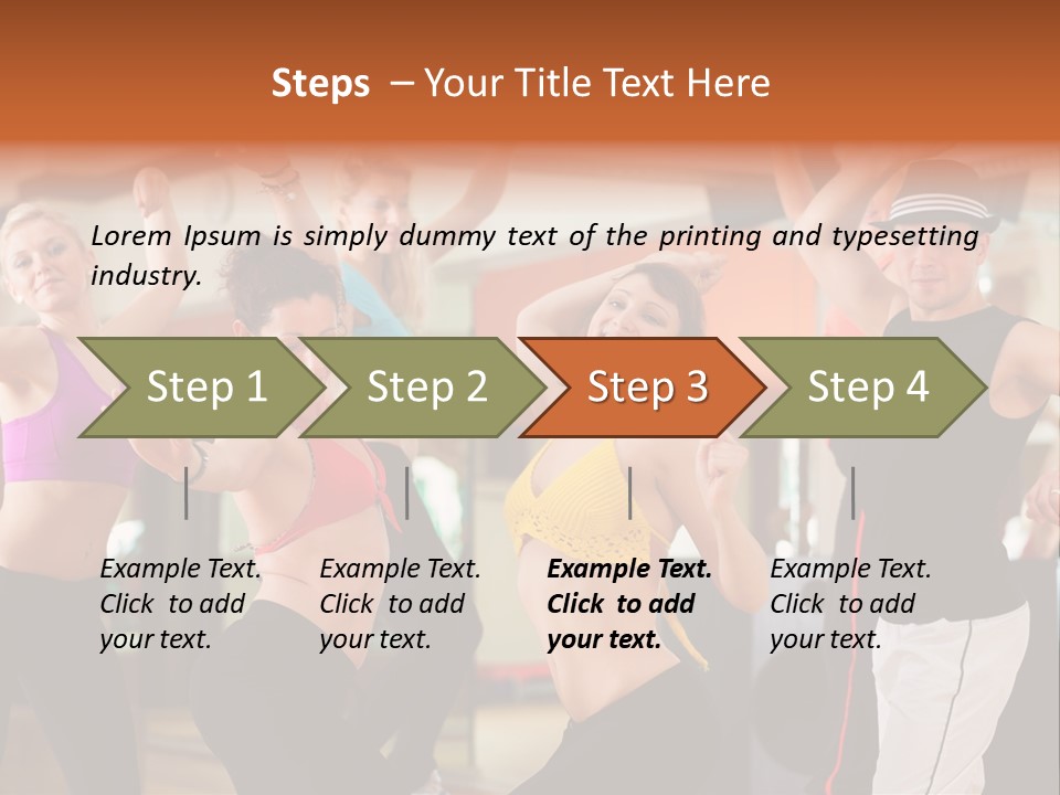 Choreography And Dancing PowerPoint Template