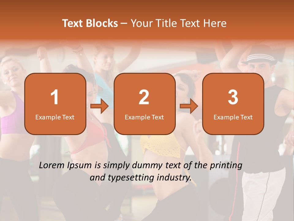 Choreography And Dancing PowerPoint Template