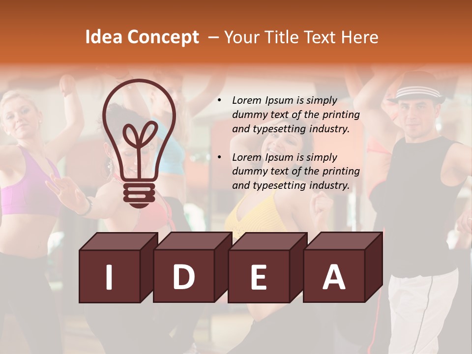 Choreography And Dancing PowerPoint Template