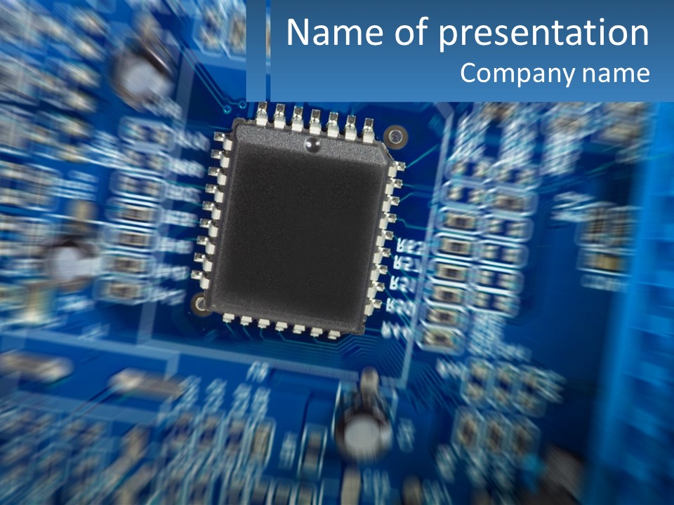 Electronic Chip PowerPoint Template
