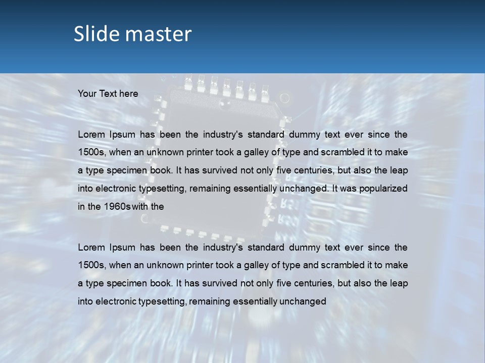 Electronic Chip PowerPoint Template