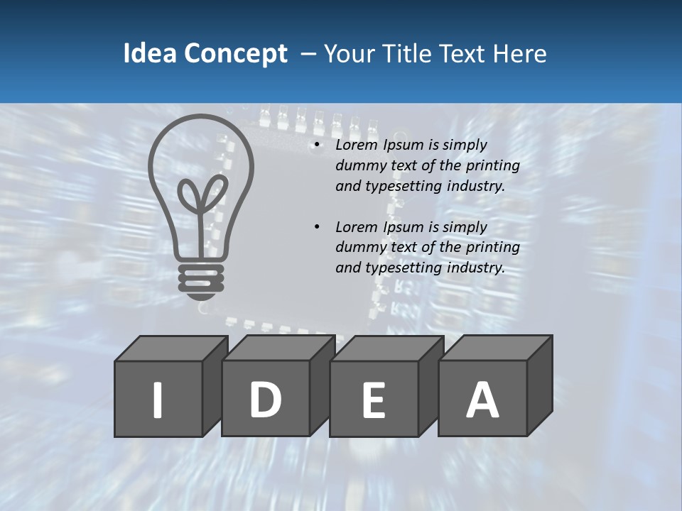 Electronic Chip PowerPoint Template