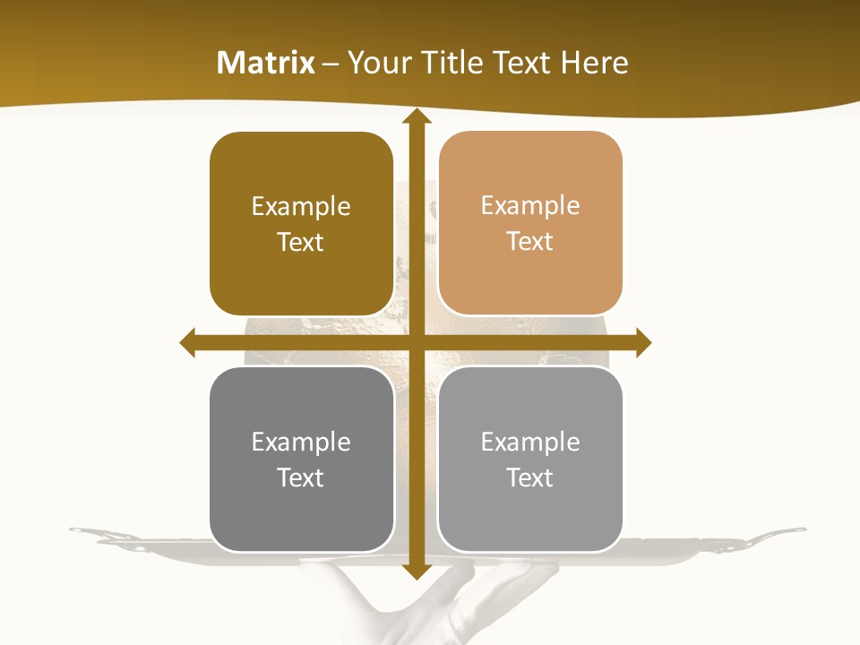 Planet On The Tray PowerPoint Template