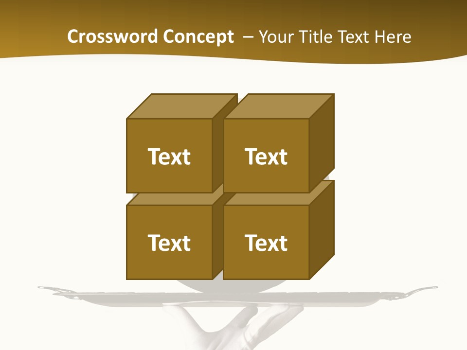 Planet On The Tray PowerPoint Template