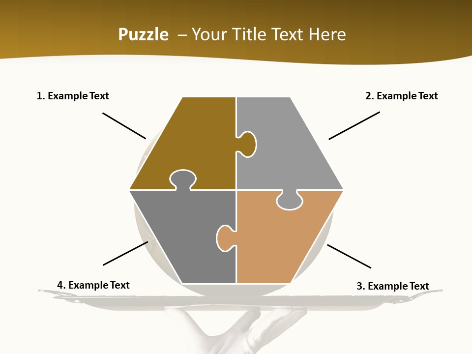 Planet On The Tray PowerPoint Template