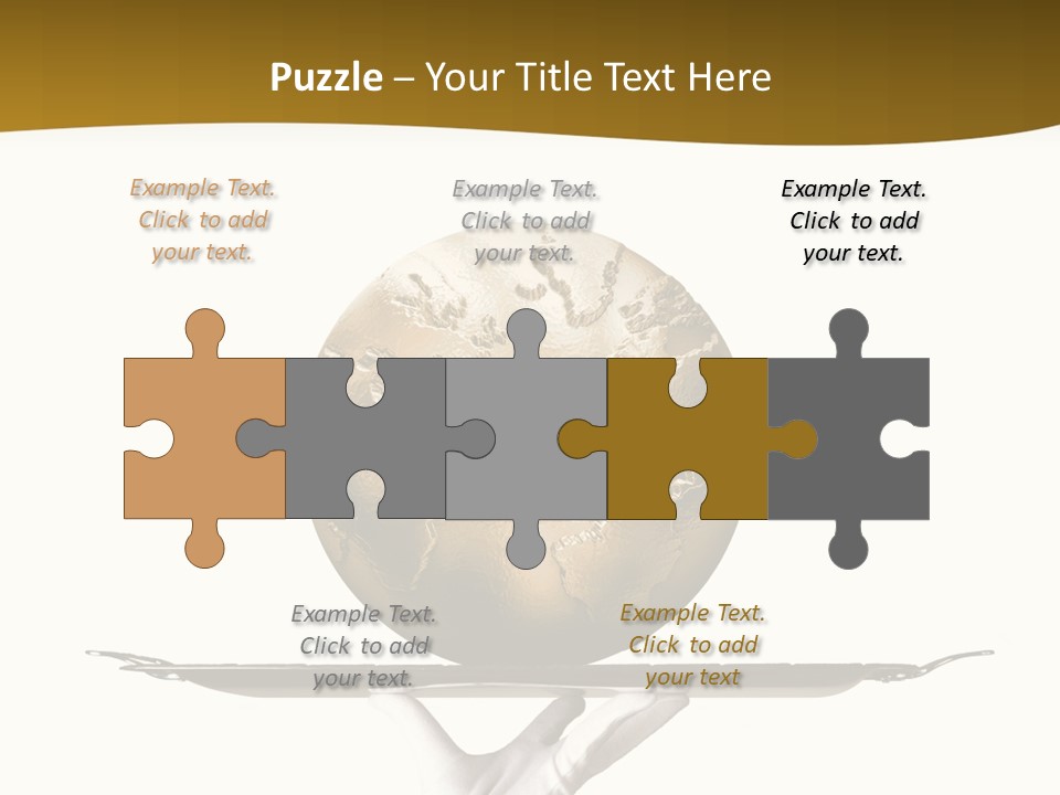 Planet On The Tray PowerPoint Template