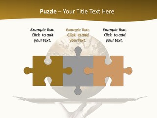 Planet On The Tray PowerPoint Template