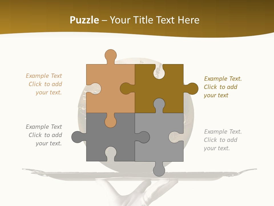 Planet On The Tray PowerPoint Template