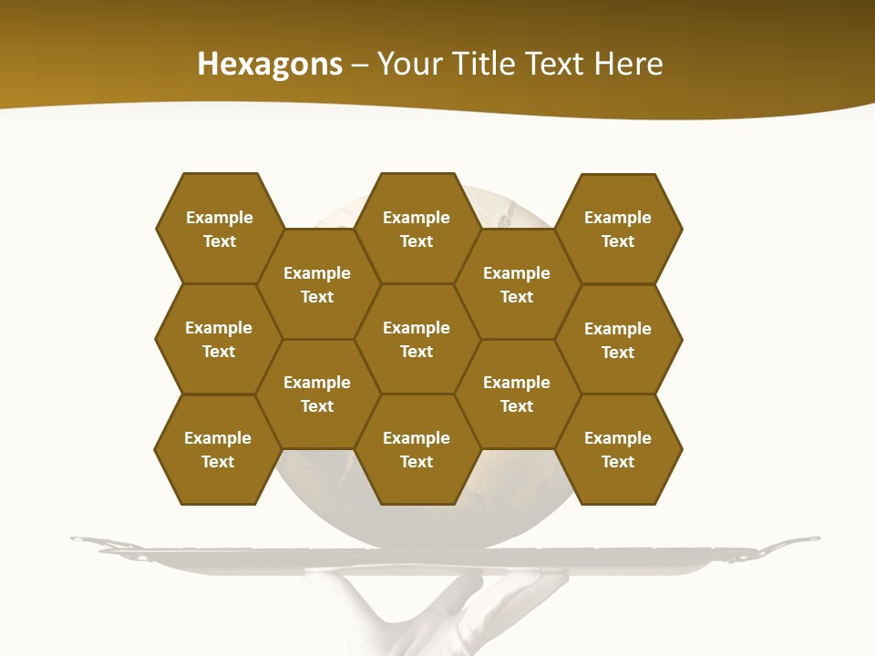Planet On The Tray PowerPoint Template