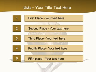 Planet On The Tray PowerPoint Template
