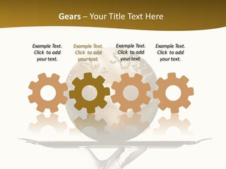 Planet On The Tray PowerPoint Template