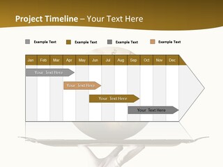 Planet On The Tray PowerPoint Template