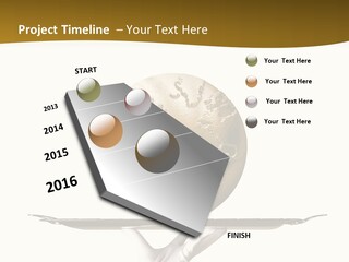 Planet On The Tray PowerPoint Template