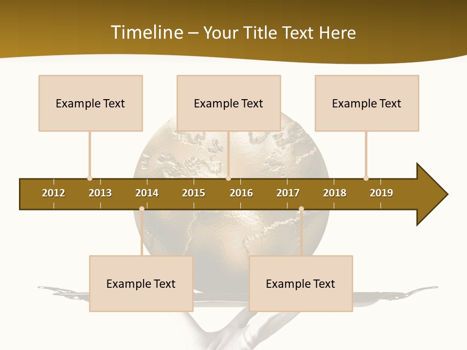 Planet On The Tray PowerPoint Template