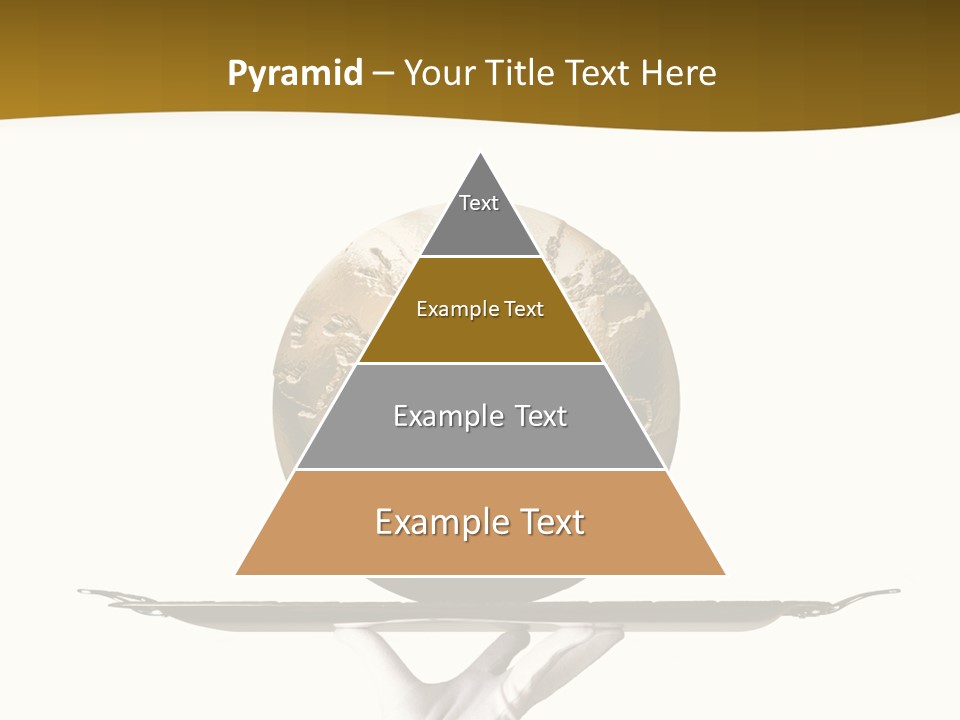 Planet On The Tray PowerPoint Template