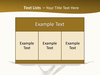 Planet On The Tray PowerPoint Template