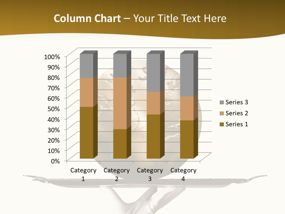 Planet On The Tray PowerPoint Template