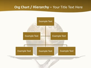 Planet On The Tray PowerPoint Template
