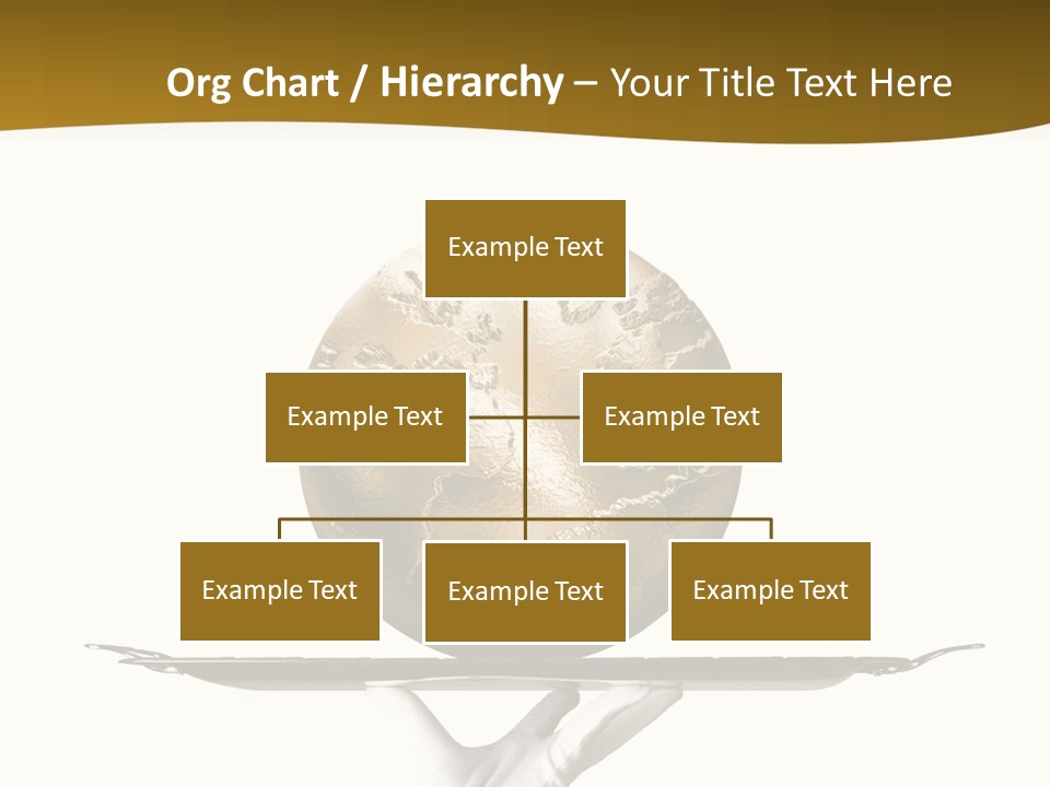 Planet On The Tray PowerPoint Template