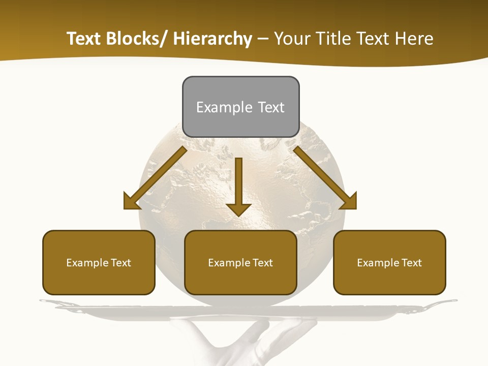 Planet On The Tray PowerPoint Template